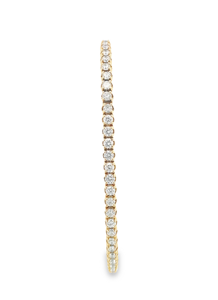 18K Rose Gold 2.98ctw Diamond Flex Bracelet