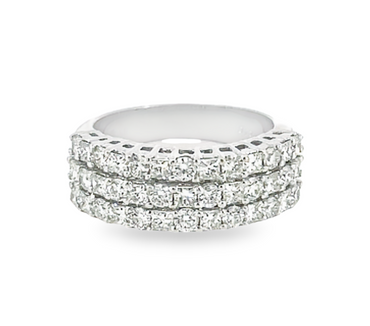 14K White Gold 1.70 CTW Diamond Band