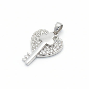 Heart Lock & Key Pendant