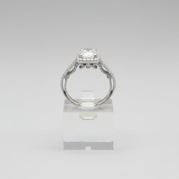 Tacori 18K White Gold Halo