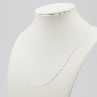 18-inch Platinum Cable Link Chain