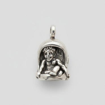 Silver Jonah & The Whale Charm