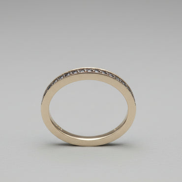 Golden Noir Milgrain Band