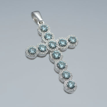 Cluster Station Cross Pendant