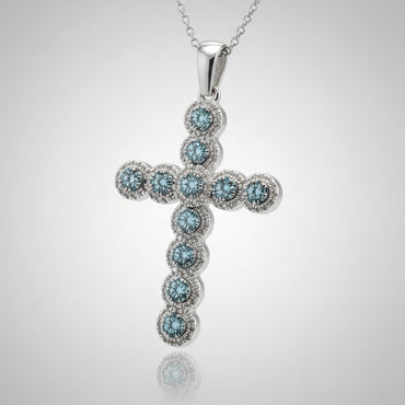 Cluster Station Cross Pendant