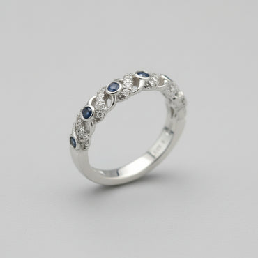 Three-Row Anniversary Band