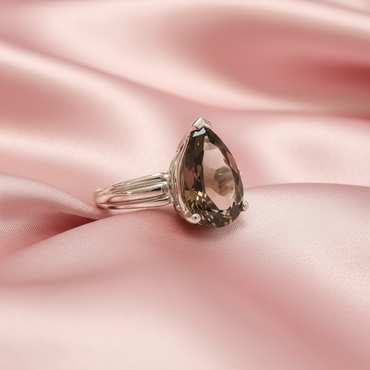 Smokey Topaz Ring