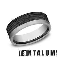 Tantalum Titanium Black Men's Ring