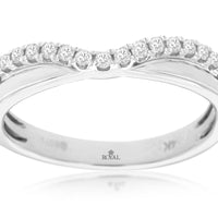 14KW .19CTW Diamond Wedding Band