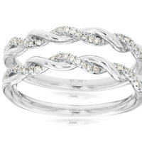 14KW .20CTW Ladies Diamond Insert Ring