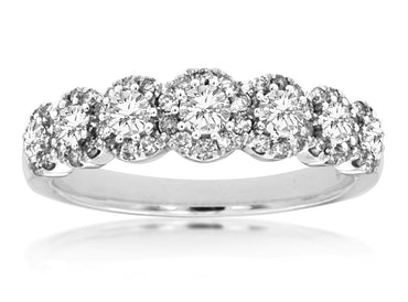 14KW .75CTW Diamond Wedding Band