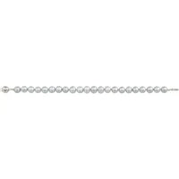 Sterling Silver Gray Cultured Freshwater Pearl 7 1/2" Bracelet