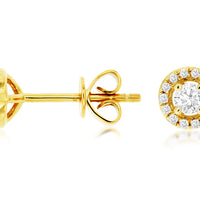 14KY .25CTW Diamond Earrings