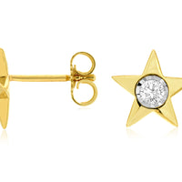 .15CTW Diamond Star Earrings