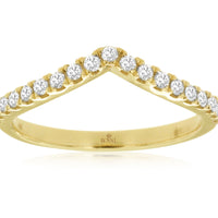 14KY .28CTW Diamond Wedding Band