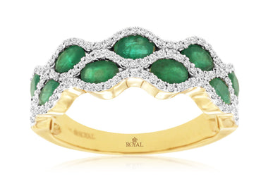 EMERALD & DIAMOND RING