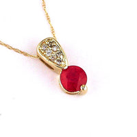 RUBY & DIAMOND PENDANT