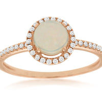 OPAL & DIAMOND RING