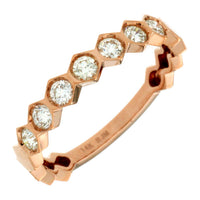 14KR .42CTW Diamond Wedding Band