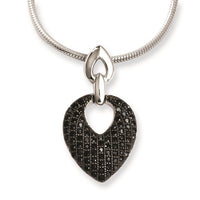 Sterling Silver and CZ Brilliant Embers Necklace