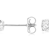 14KW .25CTW Diamond Earrings