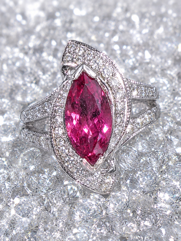 Pink Tourmaline Ring