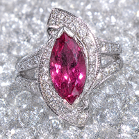 Pink Tourmaline Ring