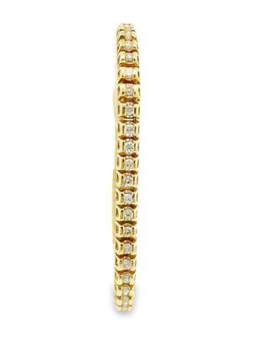 14KY 1.50CTW Diamond Tennis Bracelet