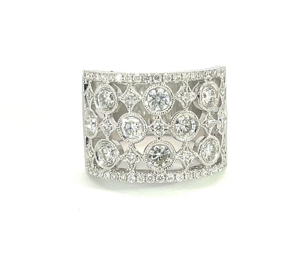 18K White Gold 2.27CTW Fancy Diamond Ring