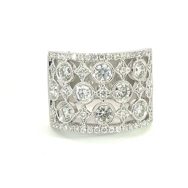 18K White Gold 2.27CTW Fancy Diamond Ring