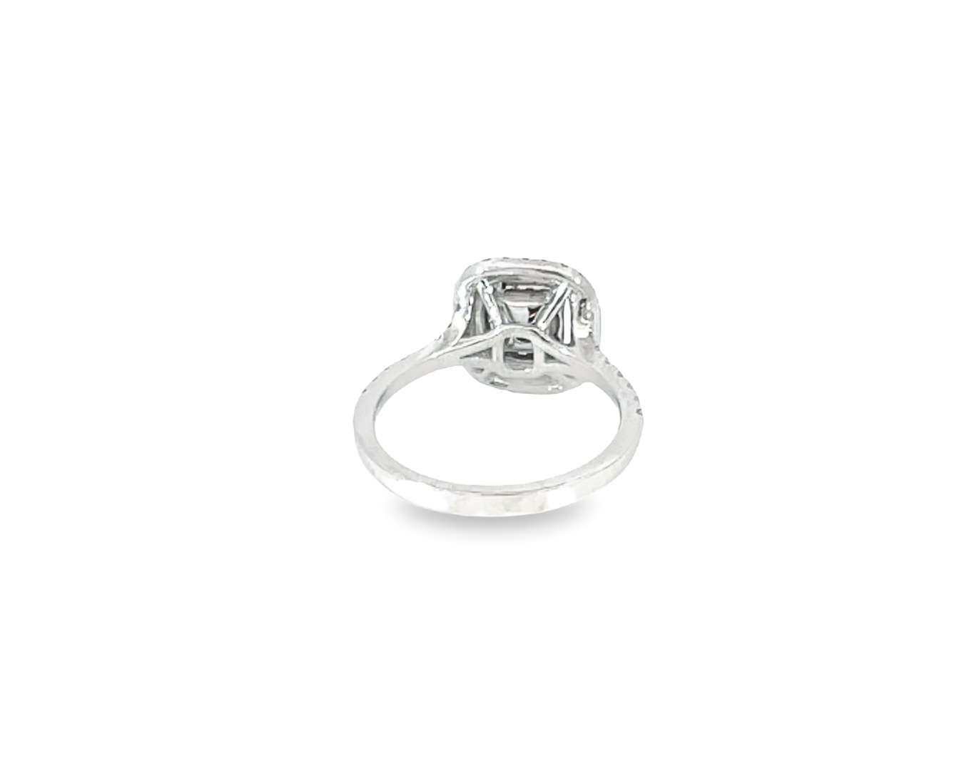 Brown Diamond Double Halo Ring