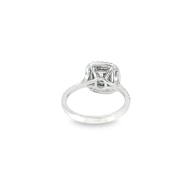 Brown Diamond Double Halo Ring