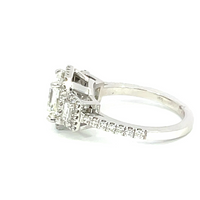 18KW Custom 2.70CT Asscher Cut Diamond Engagement Ring