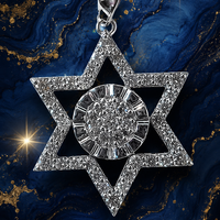 Diamond Star of David Pendant