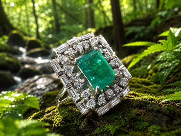 Emerald Diamond Ring