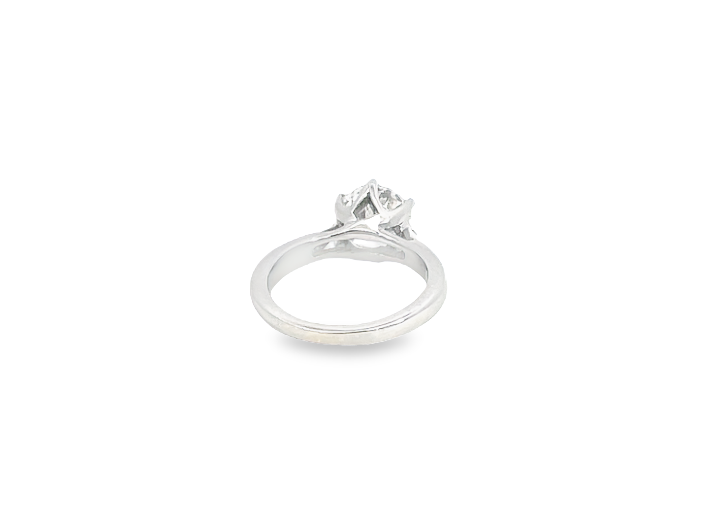 14K White Gold 2.01ct Round Solitaire