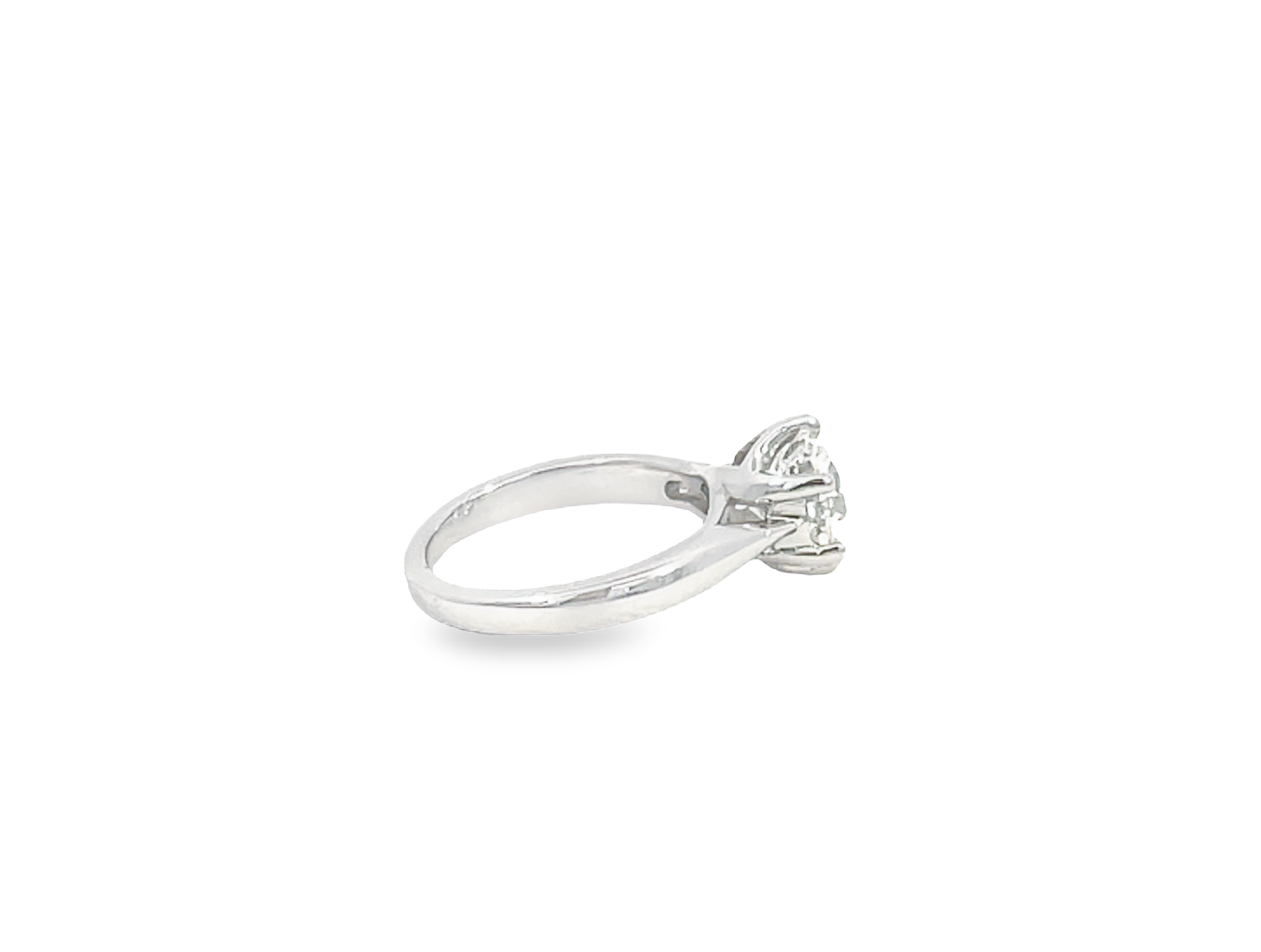 14K White Gold 2.01ct Round Solitaire