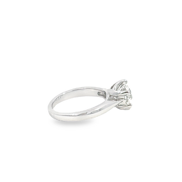 14K White Gold 2.01ct Round Solitaire