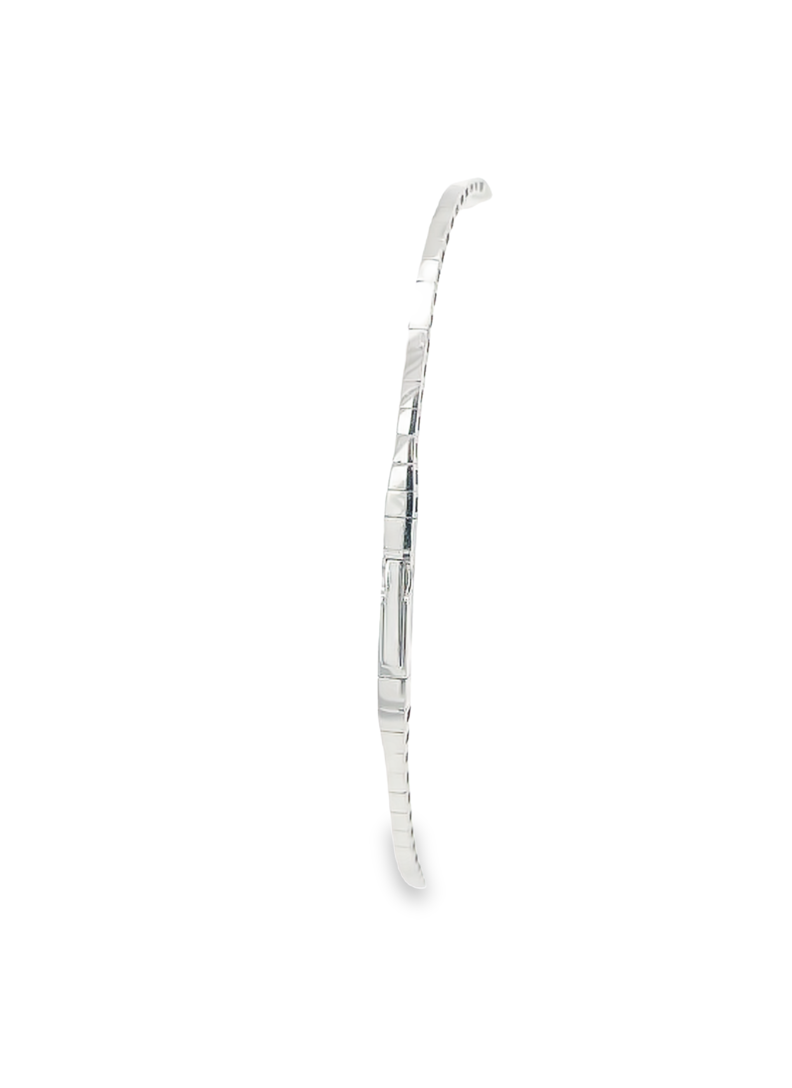 14K White Gold .98 CTW Diamond Flex Bangle