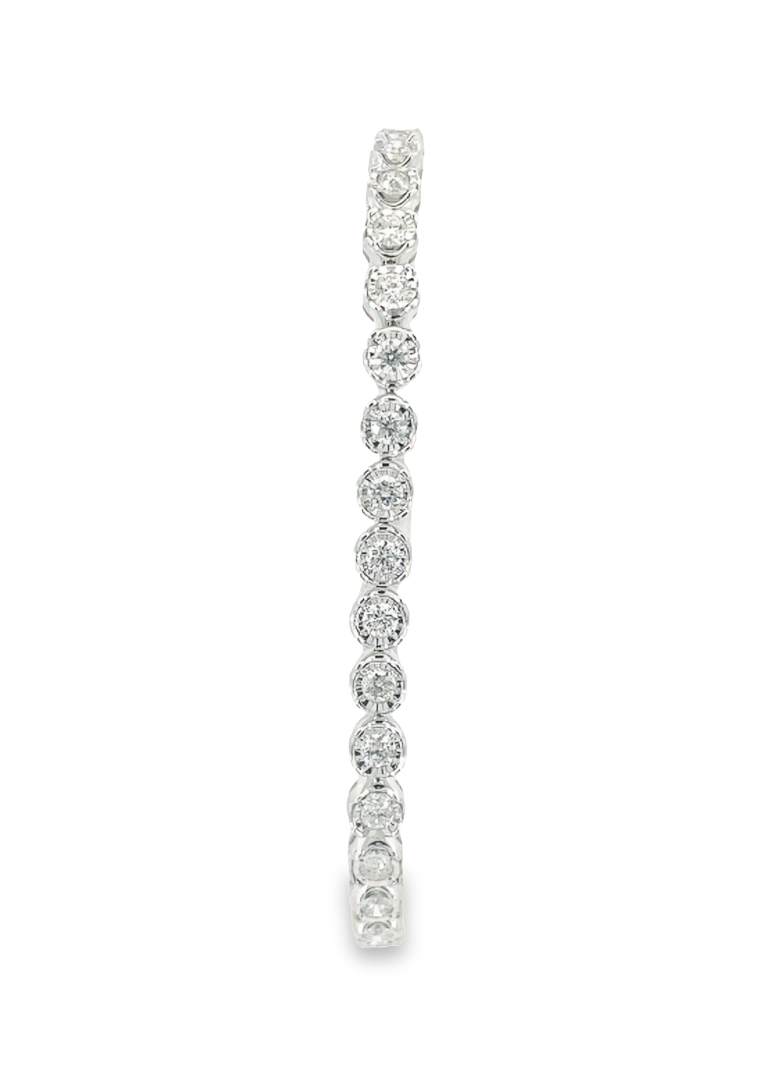 14K White Gold 7.97 CTW Diamond Bracelet