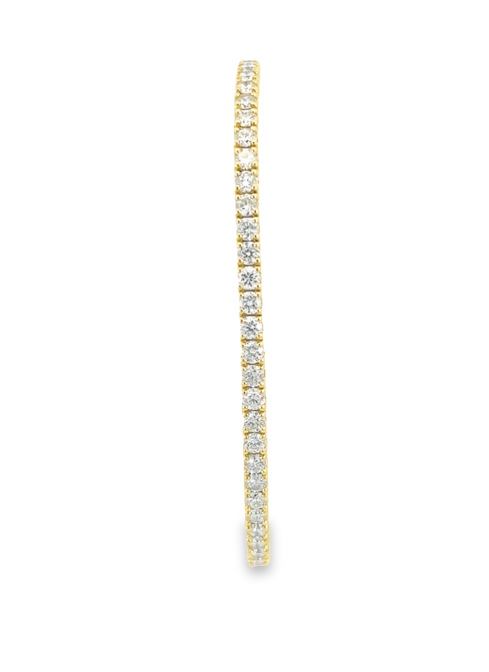 18K Yellow Gold 3.43 CTW Diamond Flex Bracelet