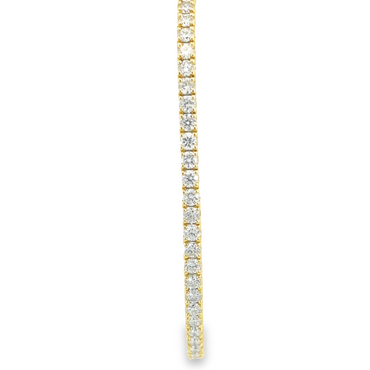 18K Yellow Gold 3.43 CTW Diamond Flex Bracelet