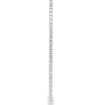 14K White Gold .98 CTW Diamond Flex Bangle