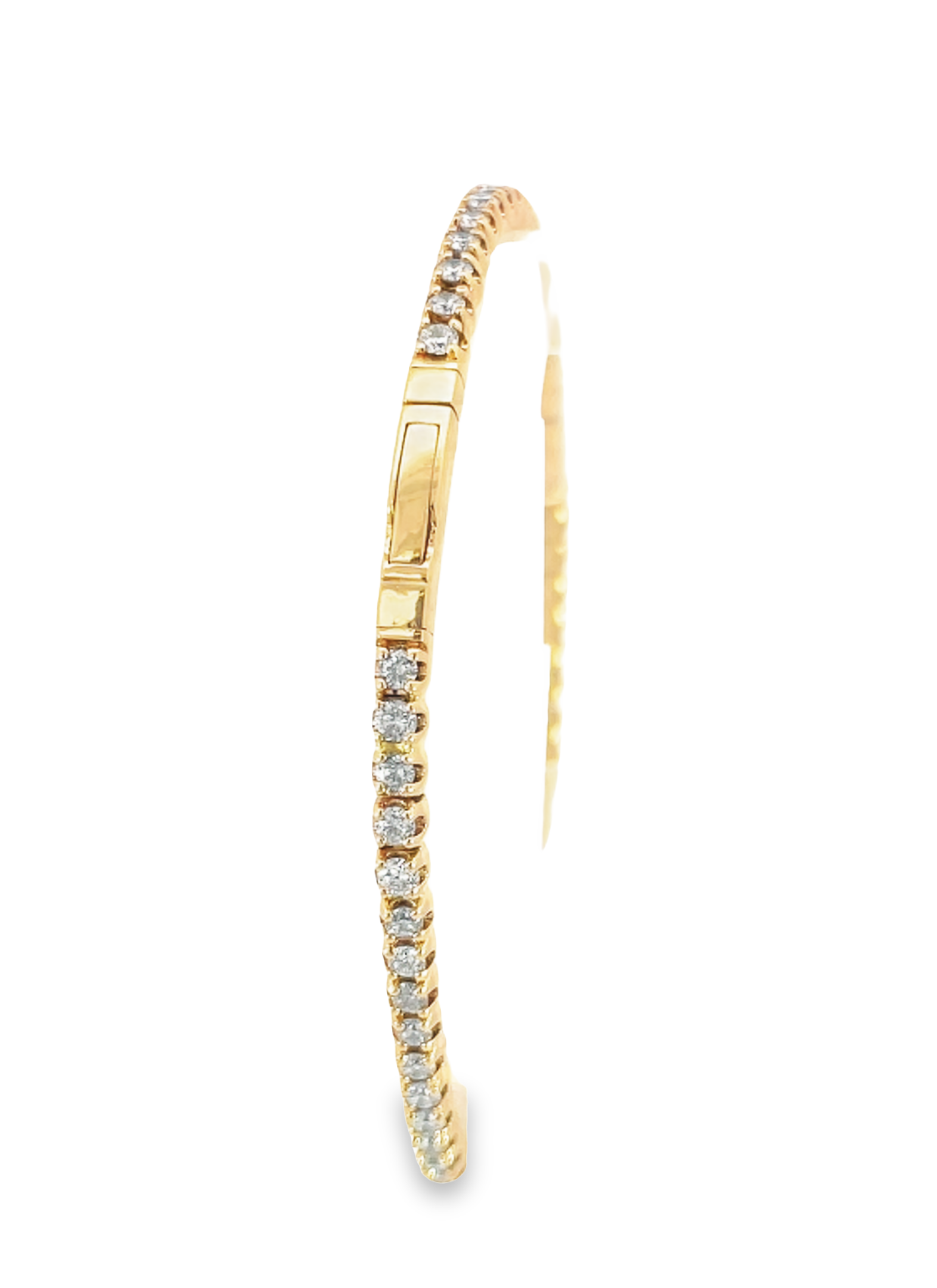 18K Rose Gold 2.98ctw Diamond Flex Bracelet