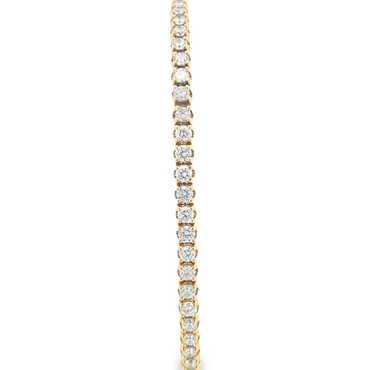 18K Rose Gold 2.98ctw Diamond Flex Bracelet