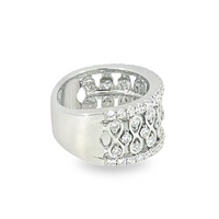 18K White Gold Diamond Band 1.677CTW