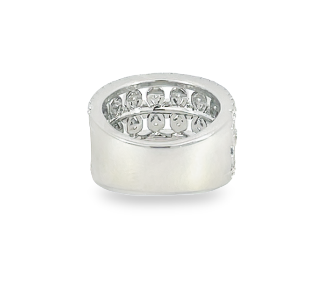 18K White Gold Diamond Band 1.677CTW