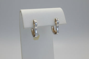 Romantic Cinched Bow Statement Hoops