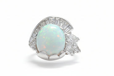 Opal "Fan" Statement Ring