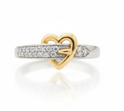 Heart Buckle RIng